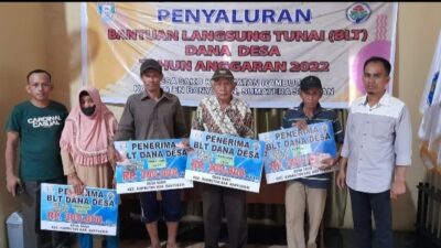 Pemdes Sako Salurkan BLT-DD Kepada Masyarakat Sebanyak 114 KPM