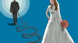 An illustrasi Chained Married Jews