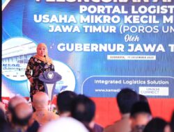Berikan Layanan Kemudahan Ekspor dan Pengiriman Logistik bagi UMKM Jatim, Khofifah Resmi Launching POROS UMI Jatim