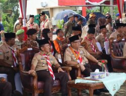 Dukung Program Kasad,Dandim 0418/Plg Ajak Pramuka Selamatkan Bumi Lewat ” Bersatu Dengan Alam”