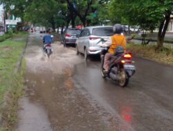 Jalan Askes Springhill Alang-Alang Lebar, Jika Turun Hujan Sering Kali Tergenang Air