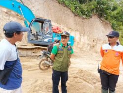 Dampak Tanah Longsor BPBD Oku Selatan Upayakan Alternatif Jalan Di Desa Teluk Agung Mekakau Ilir