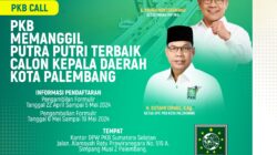 DPC PKB  Open Recruitmen Bakal Calon Walikota Dan Wakil Walikota Palembang Periode 2024 – 2029