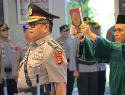 Kapolda Pimpin Sertijab Karorena Polda Lampung yang Baru