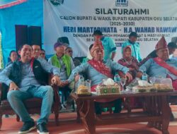 Seluruh Masyarakat se-kecamatan Warkuk Ranau Selatan Mendeklarasikan HW Menang