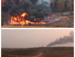 Berulang kali Sumur bor (ilegal Driling dan ilegal refinery) diduga kembali terbakar kini di wilayah hukum Polsek keluang