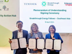 Temasek, EnterpriseSG menandatangani nota kesepahaman dengan Breakthrough Energy milik Bill Gates, solusi teknologi iklim Asia Tenggara