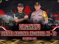 Kapolres Banyuasin Ucapkan Selamat HUT TNI ke-79, Ajak Perkokoh Sinergitas TNI-Polri