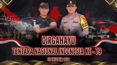 Kapolres Banyuasin Ucapkan Selamat HUT TNI ke-79, Ajak Perkokoh Sinergitas TNI-Polri