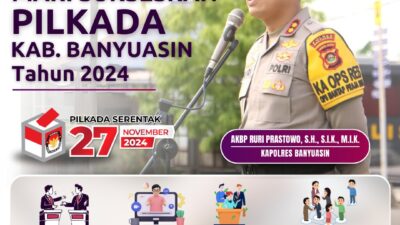 Sukseskan Pilkada 2024, Kapolres Banyuasin Imbau Masyarakat Tolak Politik Uang