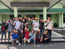 Kodim 0422/LB menerima audiensi dari Forum Pers Independent Indonesia