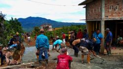 Bupati dan Wakil Turun Tangan Bantu Material Perbaikan Jalan Desa Tanjung Harapan