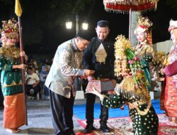 Pesona Tari-Tari Sambut Sumsel , Tampil Memukau di Lawang Borotan