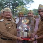 Wakil Bupati Asahan, Rianto SH MAP pimpin apel gabungan bulan Agustus dihalaman kantor Bupati
