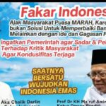 Gelombang Protes Masyarakat, Fakar Indonesia Minta Pemerintah Lebih Peka Dan Bijakasana