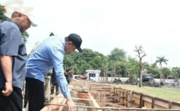 Tenggang Waktu Semakin Dekat, Proyek Revitalisasi Alun-Alun Sidoarjo Dipercepat Proyek Revitalisasi, Alun-Alun Sidoarjo