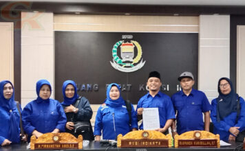 Relawan Biru Kembali Menyampaikan Aspirasi Soal Kolam Retensi Simpang Bandara ke DPRD Kota Palembang Aspirasi Soal Kolam Retensi, Relawan Biru