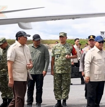 Tiba di Silangit, Presiden Prabowo Pantau Percepatan Infrastruktur Pascabencana Silangit Hari Ini