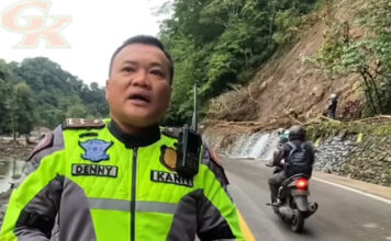 Polres Padang Panjang Uji Coba Jalan Lembah Anai untuk Kendaraan Roda Dua Lembah Anai