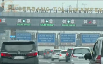 Antisipasi Arus Balik, Jasa Marga Operasikan 18 Gardu Tol Cikampek Utama Arah Jakarta Gerbang Tol Cikampek Utama