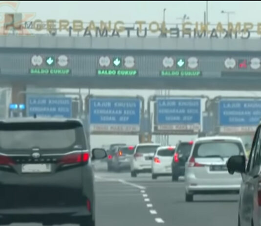 Antisipasi Arus Balik, Jasa Marga Operasikan 18 Gardu Tol Cikampek Utama Arah Jakarta Gerbang Tol Cikampek Utama