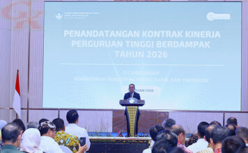 Sinergi Menuju Indonesia Emas 2045, Pimpinan Kampus Teken Kontrak Kinerja Berdampak 2026 Kinerja Berdampak 2026