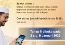 Pemerintah Beri Keringanan untuk Pelunasan Biaya Haji Lewat Tahap Kedua Pelunasan Biaya Haji