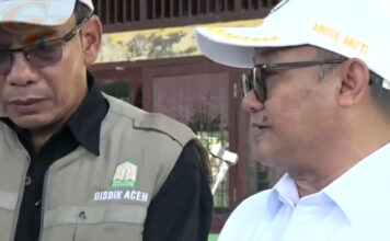 Mendikdasmen Tinjau Pemulihan Pendidikan di Aceh, 18 Sekolah Gunakan Tenda Pemulihan Pendidikan di Aceh