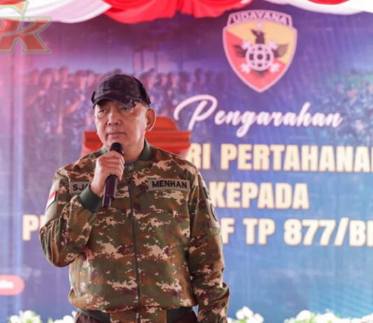 Menhan Sjafrie Sjamsoeddin di Perbatasan RI–RDTL: Patriotisme Harus Tertanam Kuat dalam Jiwa Prajurit” Perbatasan RI–RDTL