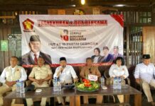 Rayakan HUT ke-18, DPC Gerindra Banyuwangi Gelar Tasyakuran dan Pengobatan Gratis dan Pembagian Sembako