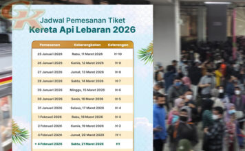 Tiket Mudik Lebaran H-3 Tersedia 120 Ribu Kursi: KAI Imbau Warga Segera Pesan Tiket Mudik Lebaran